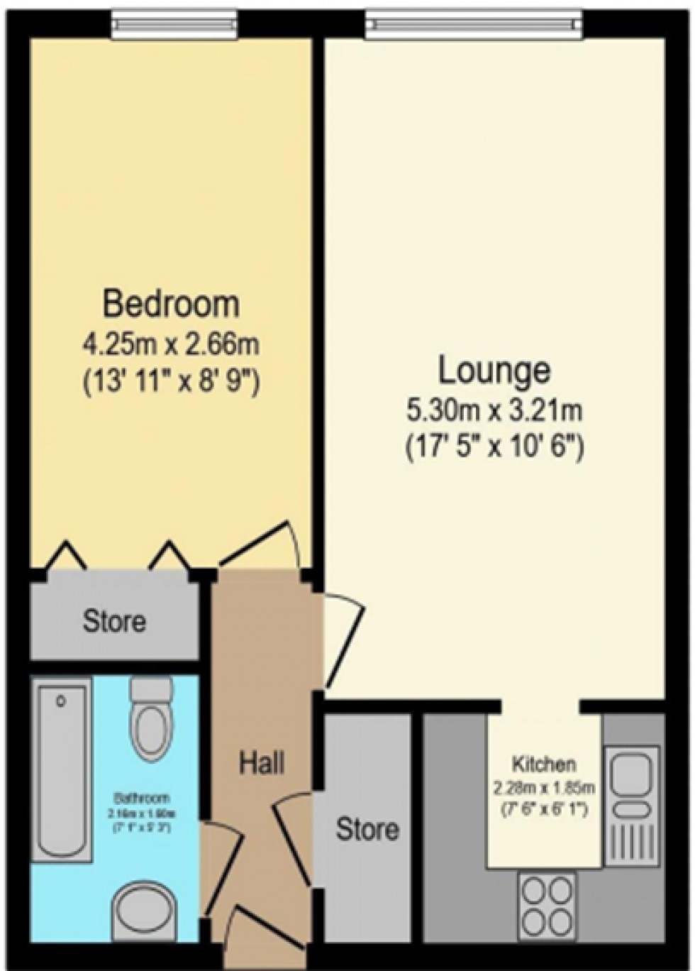 Floorplan for Queen Street, Chelmsford, Essex