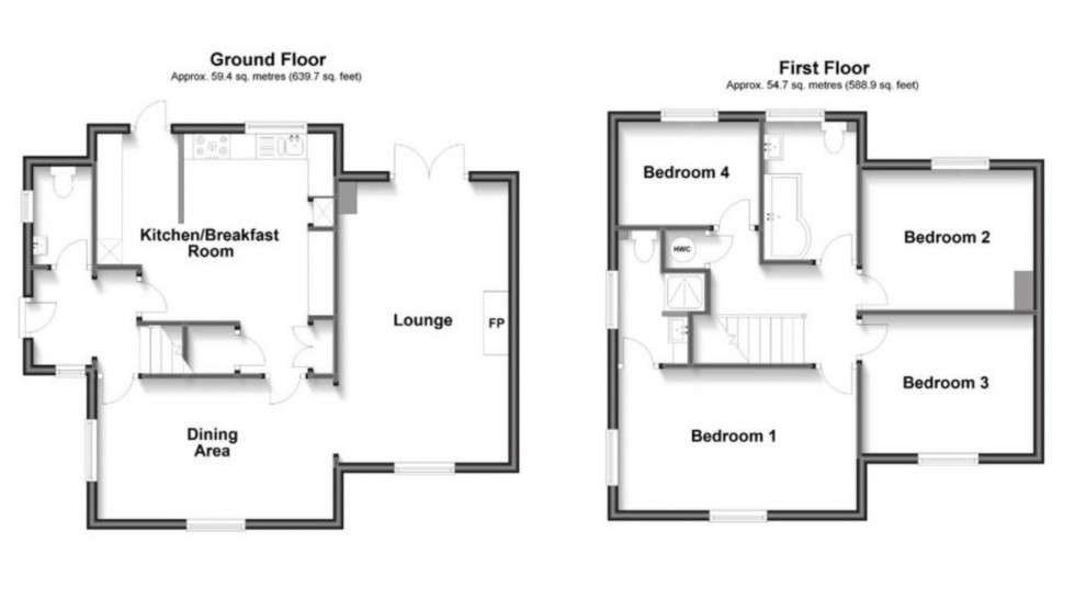 Floorplan for South Woodham Ferrers, Chelmsford, Essex