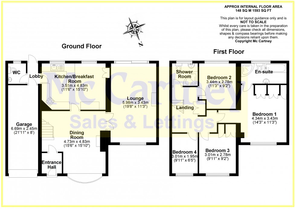 Floorplan for Great Baddow, Chelmsford, Essex