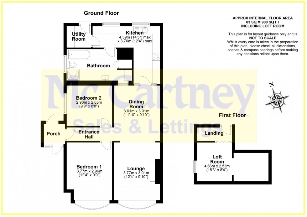 Floorplan for Wallace Crescent, Chelmsford, Essex