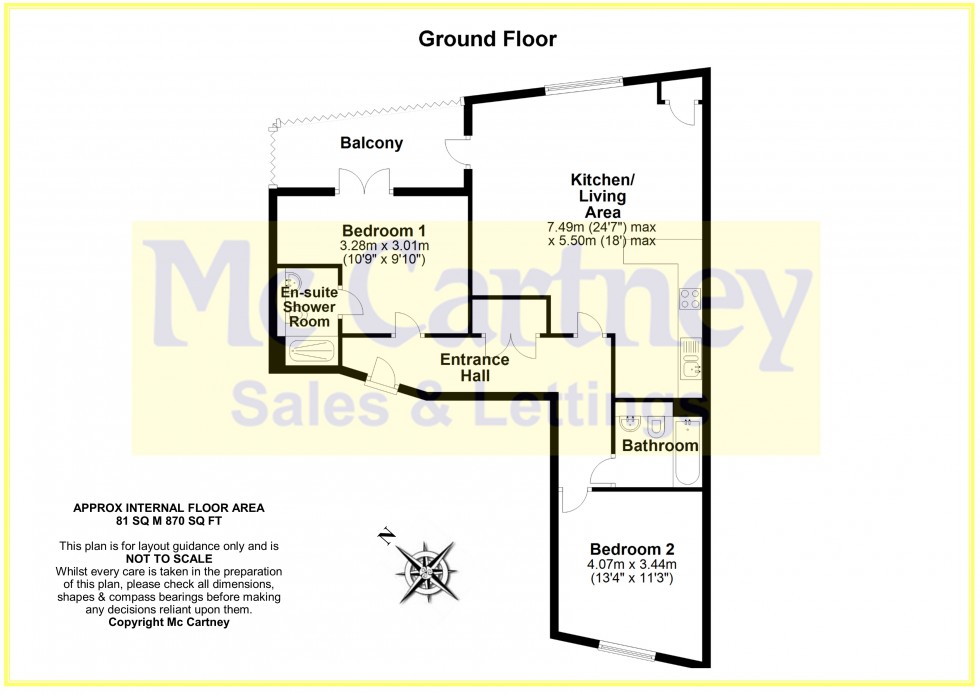 Floorplan for Wharf Road, Chelmsford, Essex
