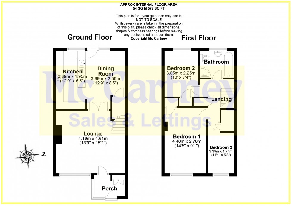 Floorplan for Skylark Walk, Chelmsford, Essex
