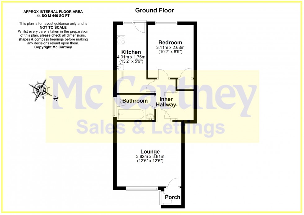 Floorplan for Burgess Field, Chelmsford, Essex