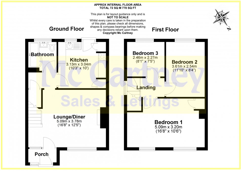 Floorplan for Meadgate Avenue, Chelmsford, Essex