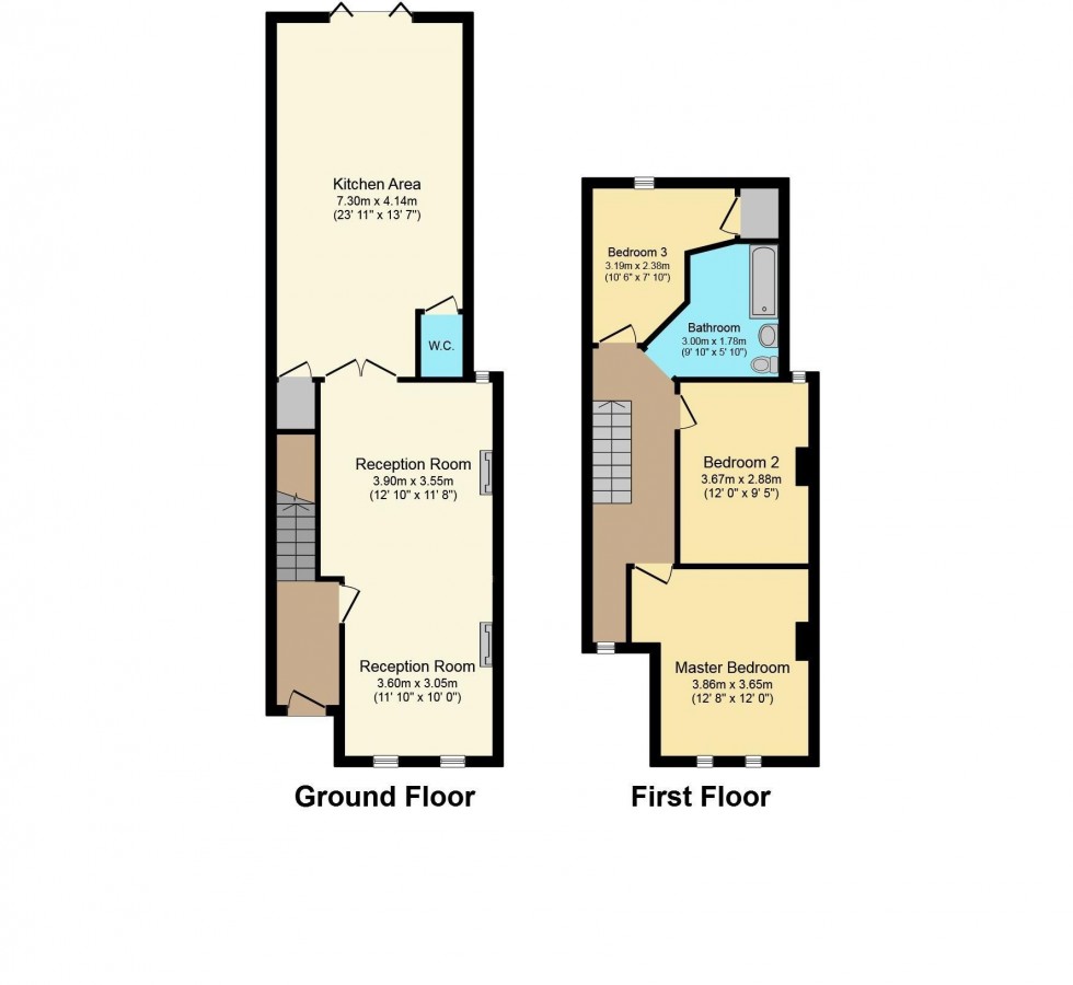 Floorplan for Lady Lane, Chelmsford, Essex