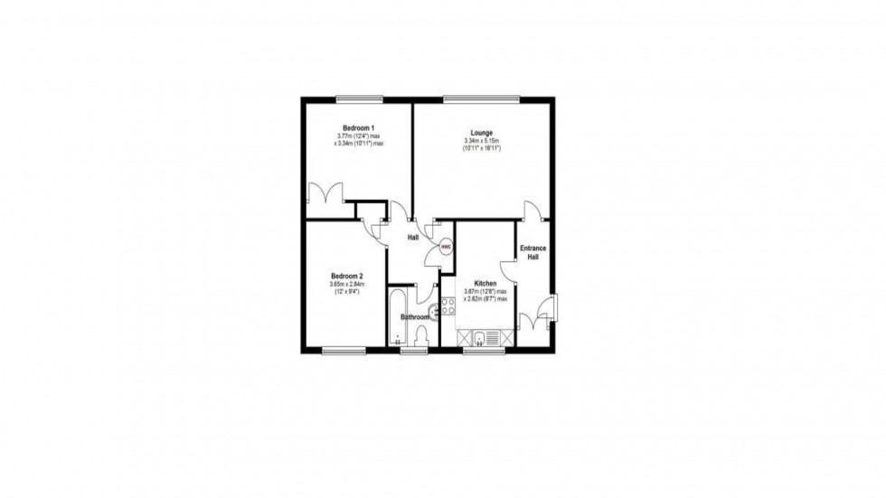 Floorplan for St Michaels Walk, Chelmsford, Essex