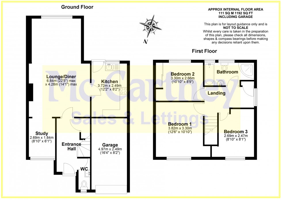 Floorplan for Hill View Road, Chelmsford, Essex