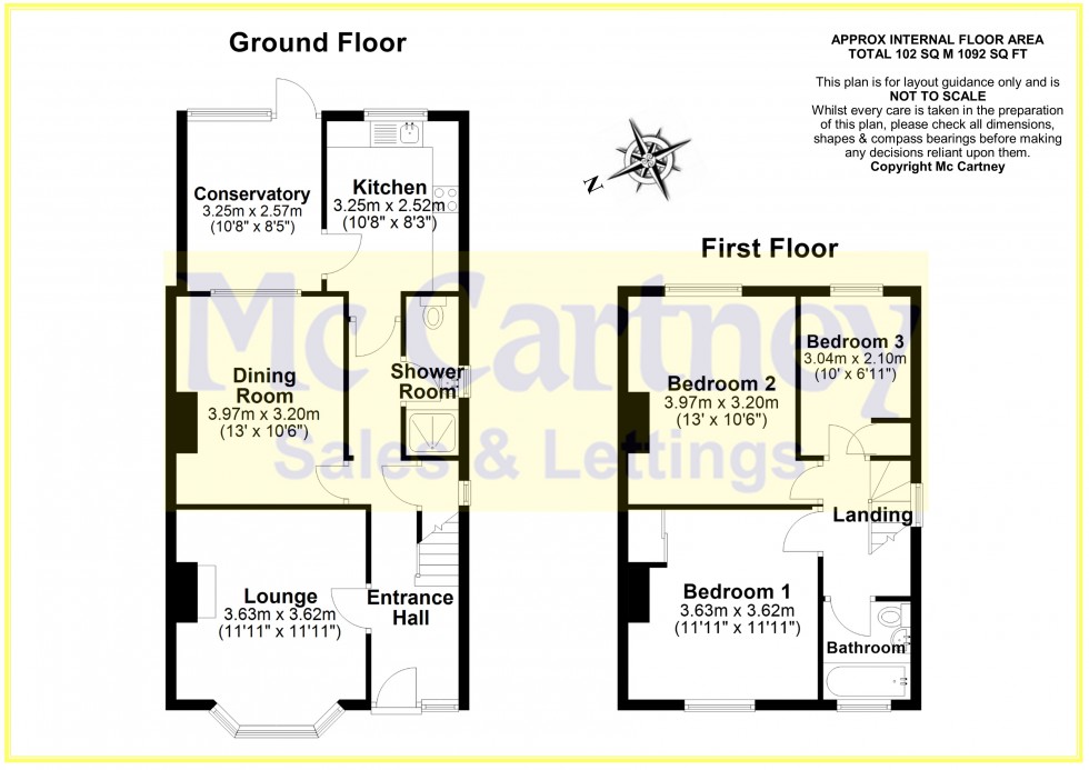 Floorplan for Lynmouth Avenue, Chelmsford, Essex