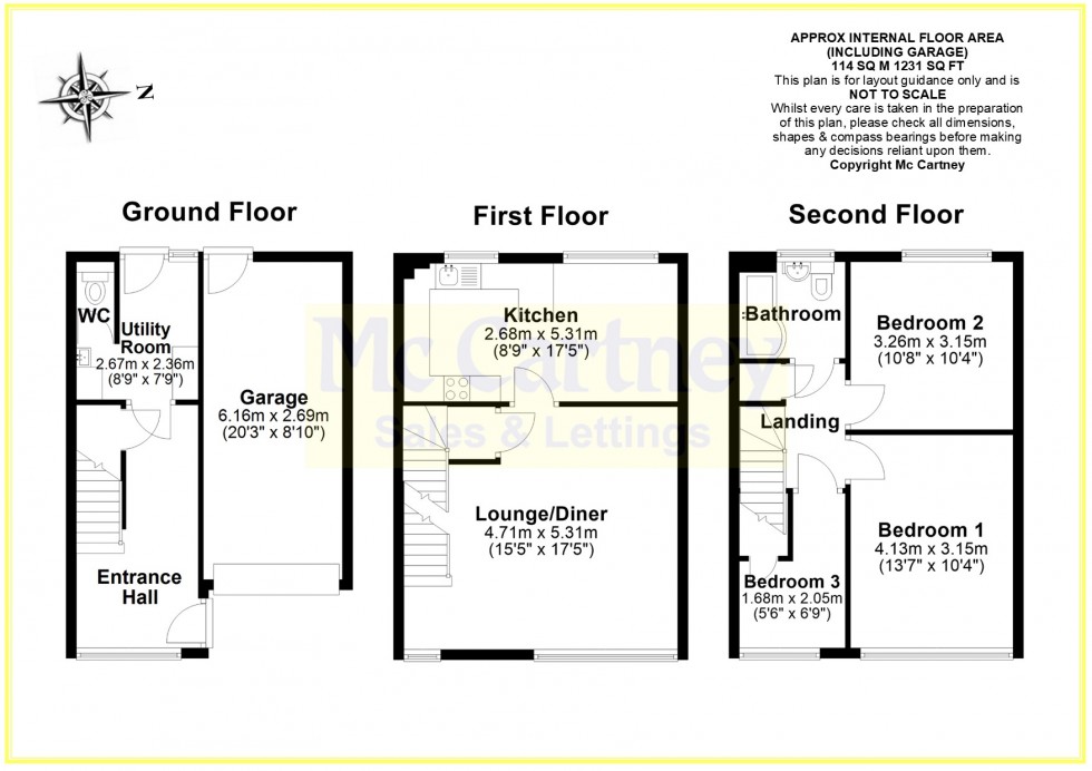 Floorplan for St Fabians Drive, Chelmsford, Essex